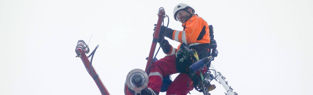trabajador en altura