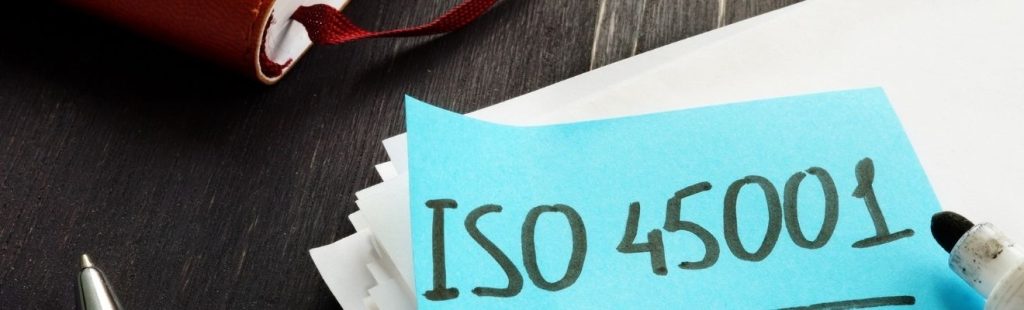 iso 45001 post it azul