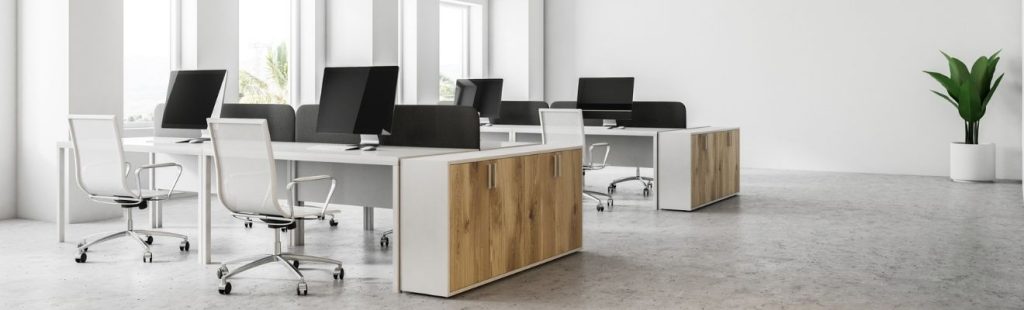 espacio de oficinas sin empleados