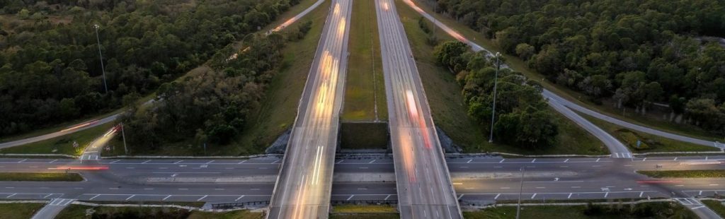 panorámica de una autopista